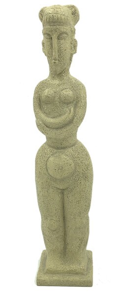 Caryatid Sculptural Figure replica By artist Modigliani gallery museum reproduction